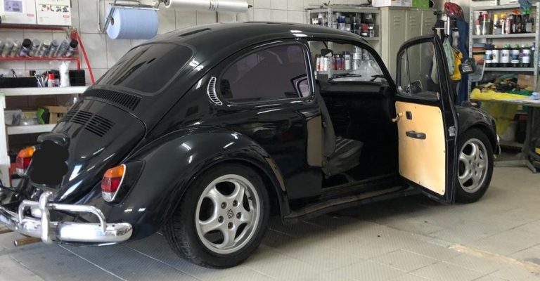 Oldtimer nach Fahrzeugaufbereitung bei Matur Smartreparatur Bremen