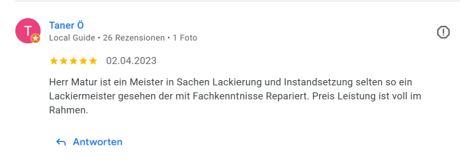 Google Rezension